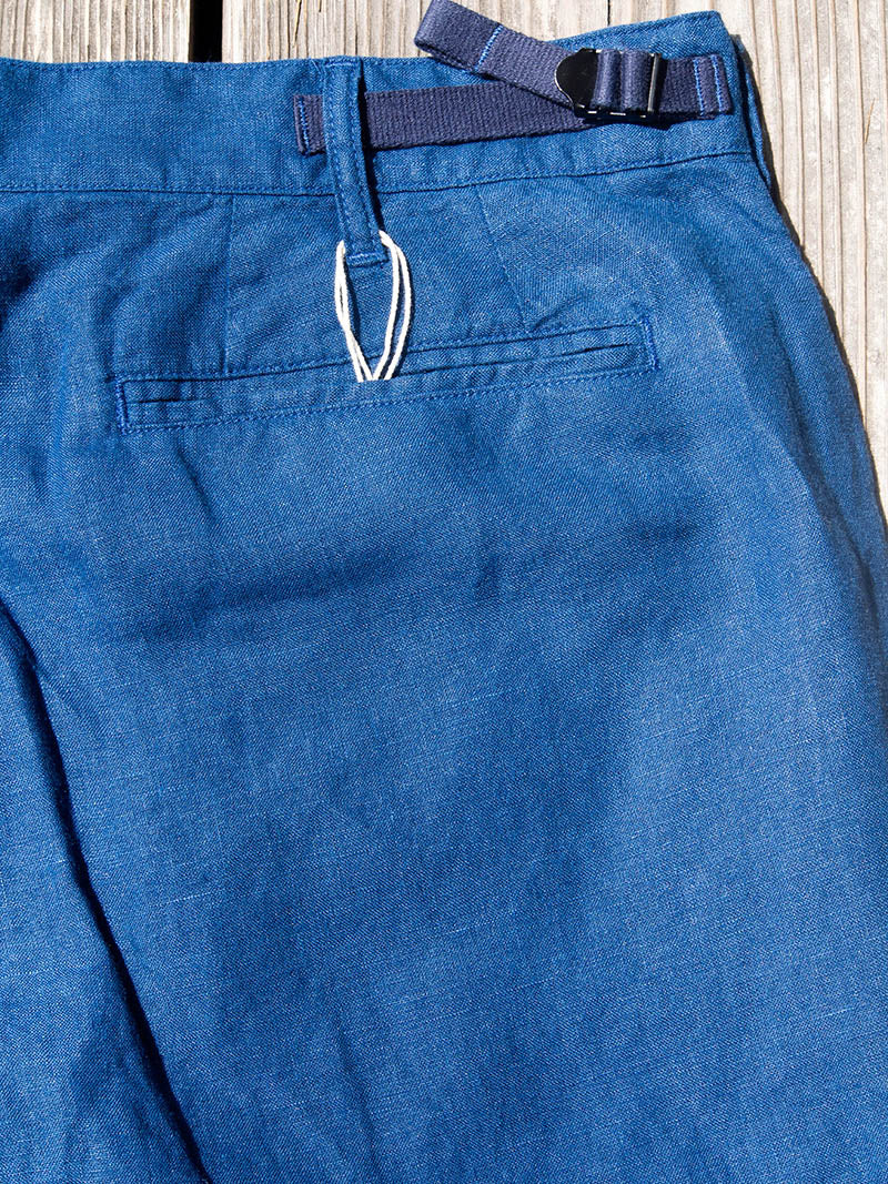 FWP Trousers, French Blue Linen