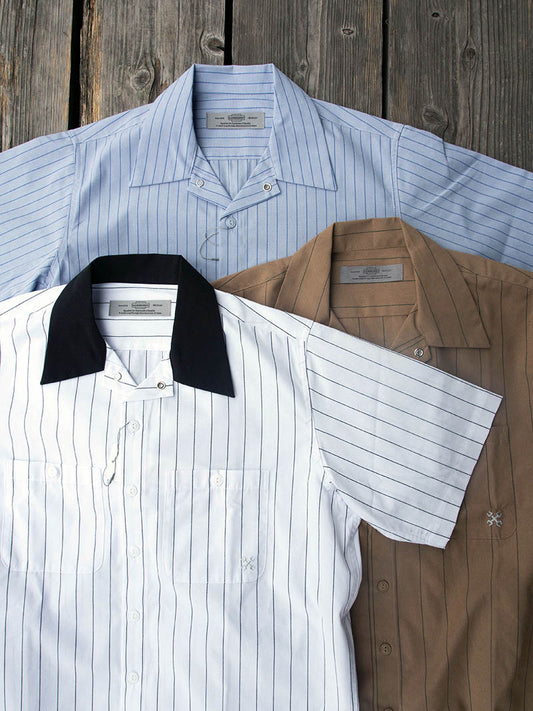 Standard Work S/S Shirts -Stripe-