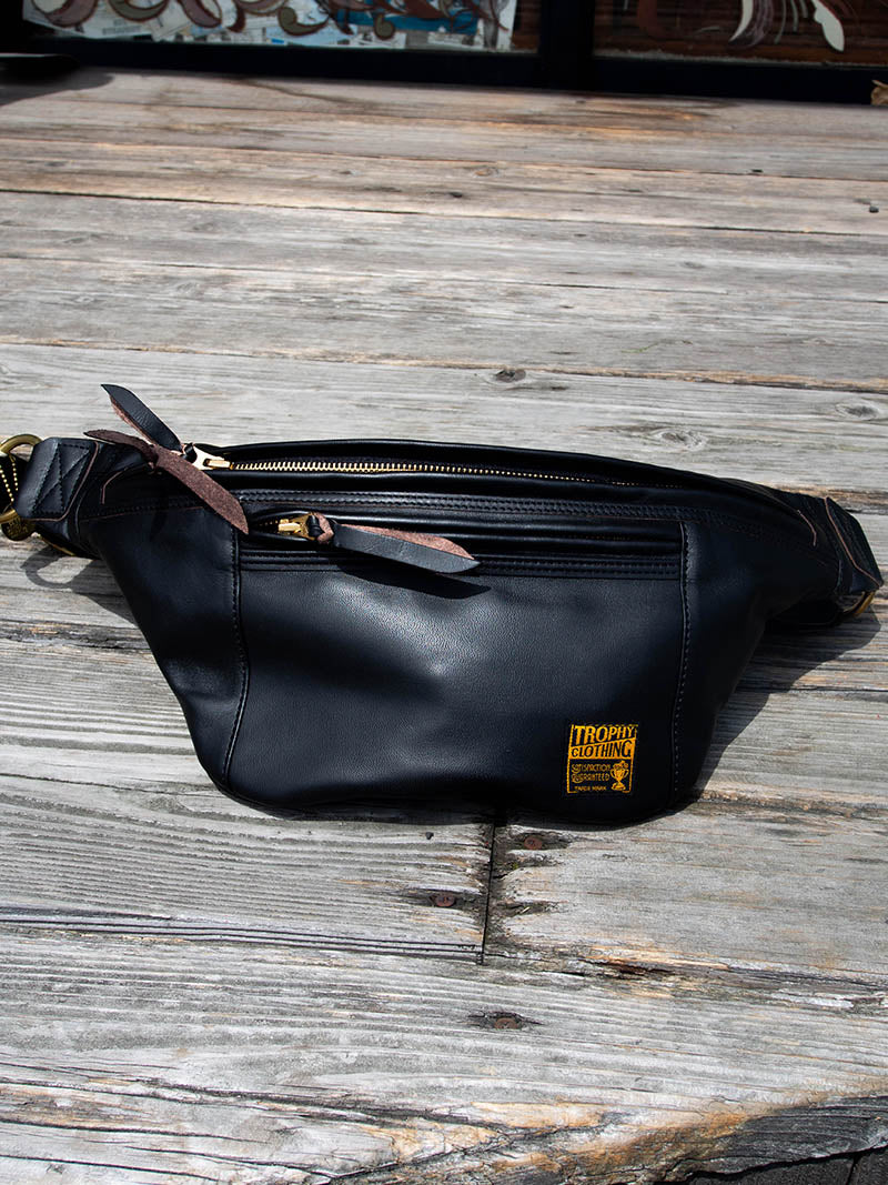 Day Trip Horsehide Bag -Black-