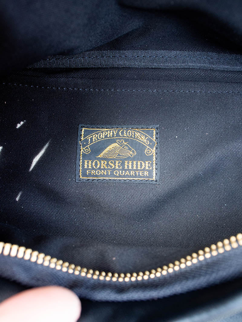 Day Trip Horsehide Bag -Black-