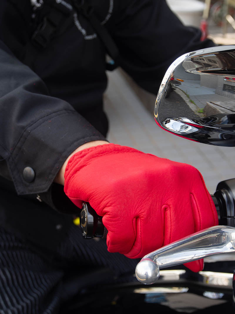 Deer Utility Glove Shorty -Red-