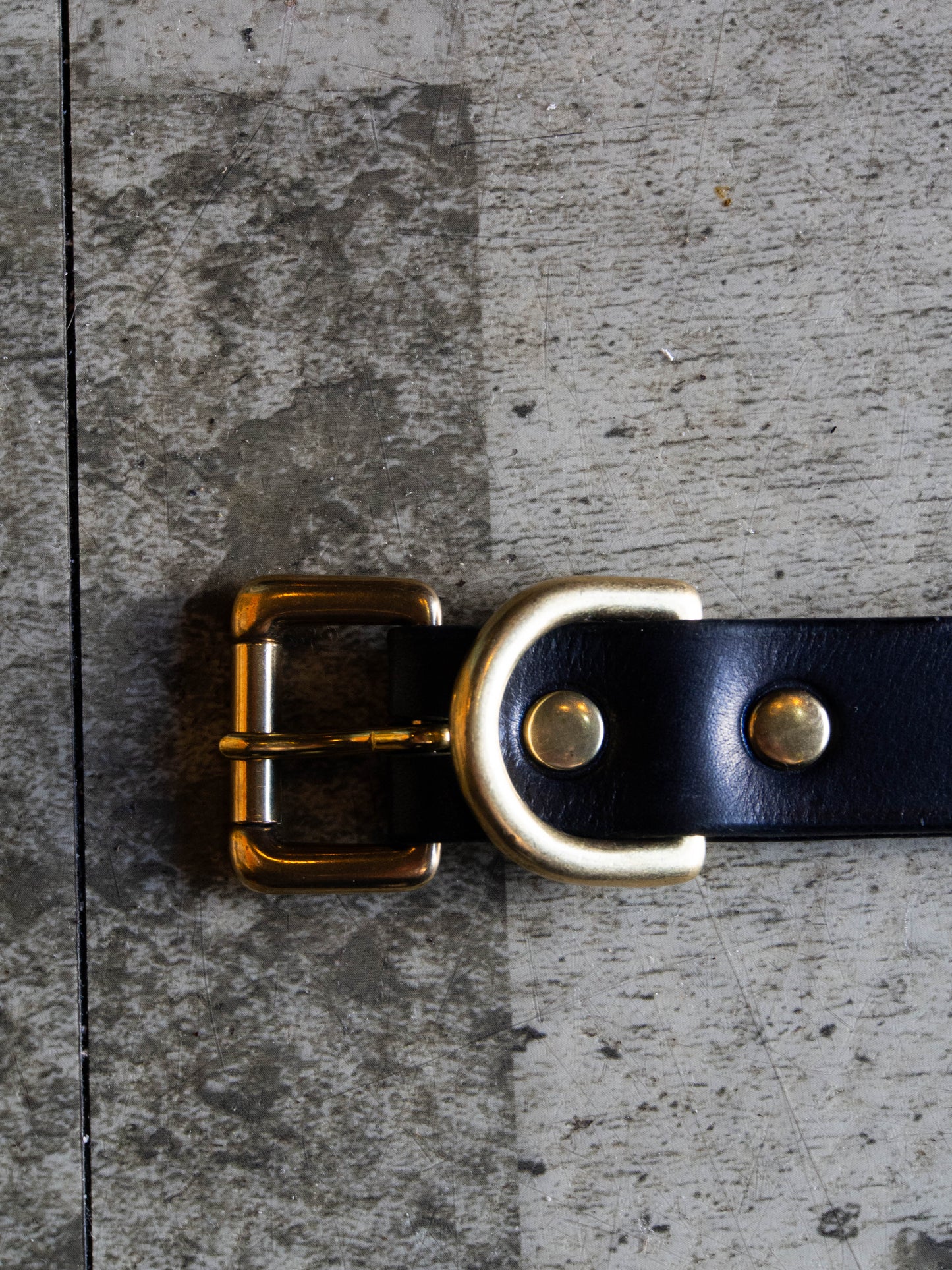 STUDS NARROW BELT -Flower-