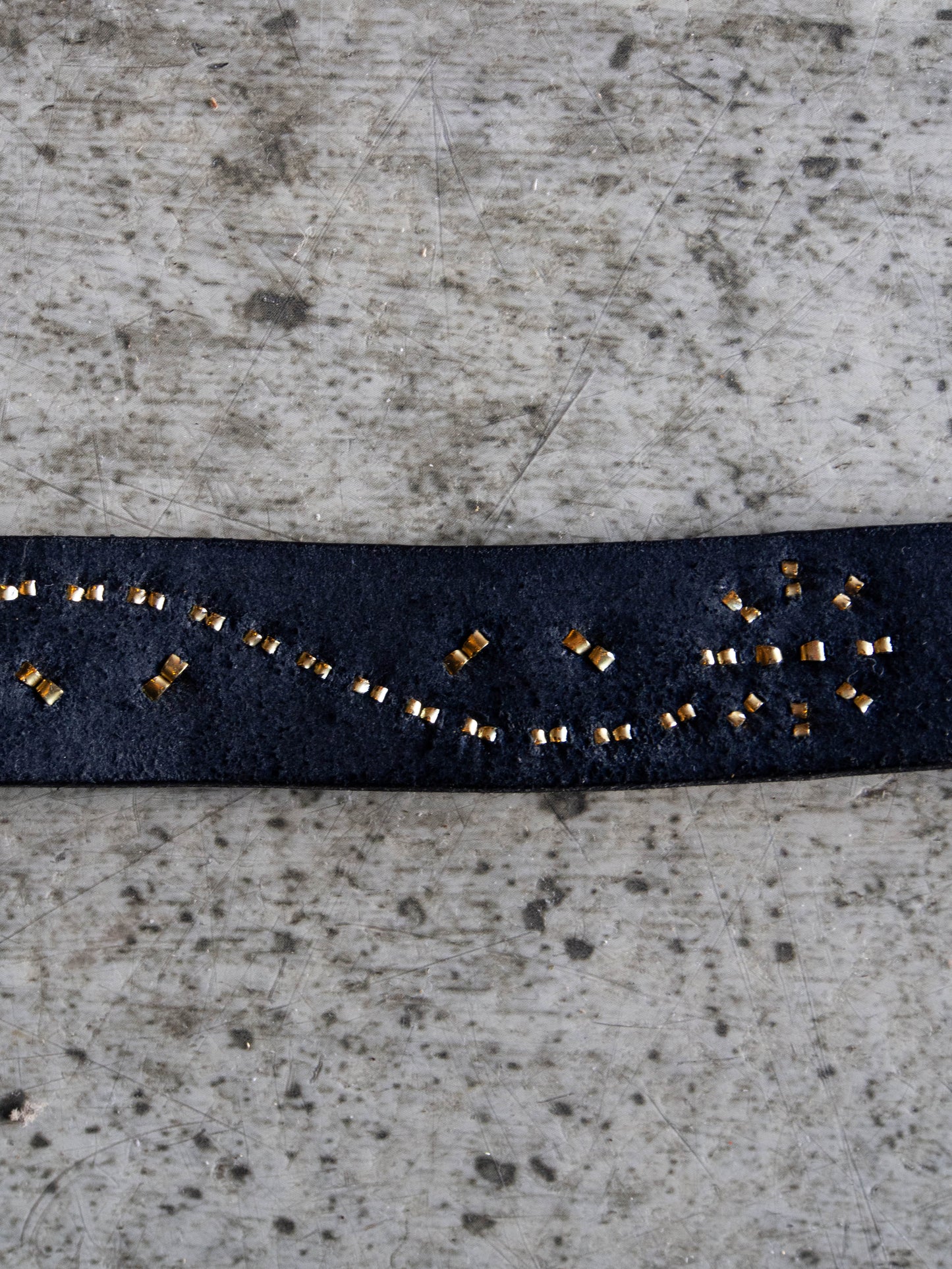 STUDS NARROW BELT -Flower-