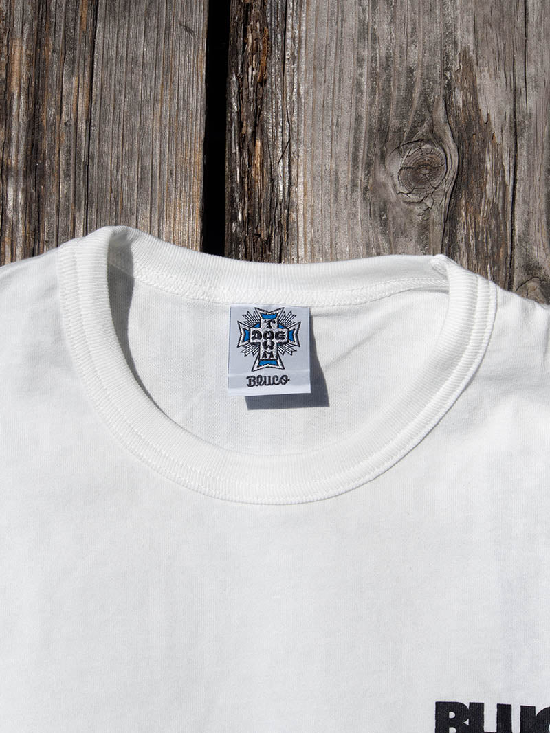 "MOONEYES x DOGTOWN x BLUCO" Pocket Tee -Logo-