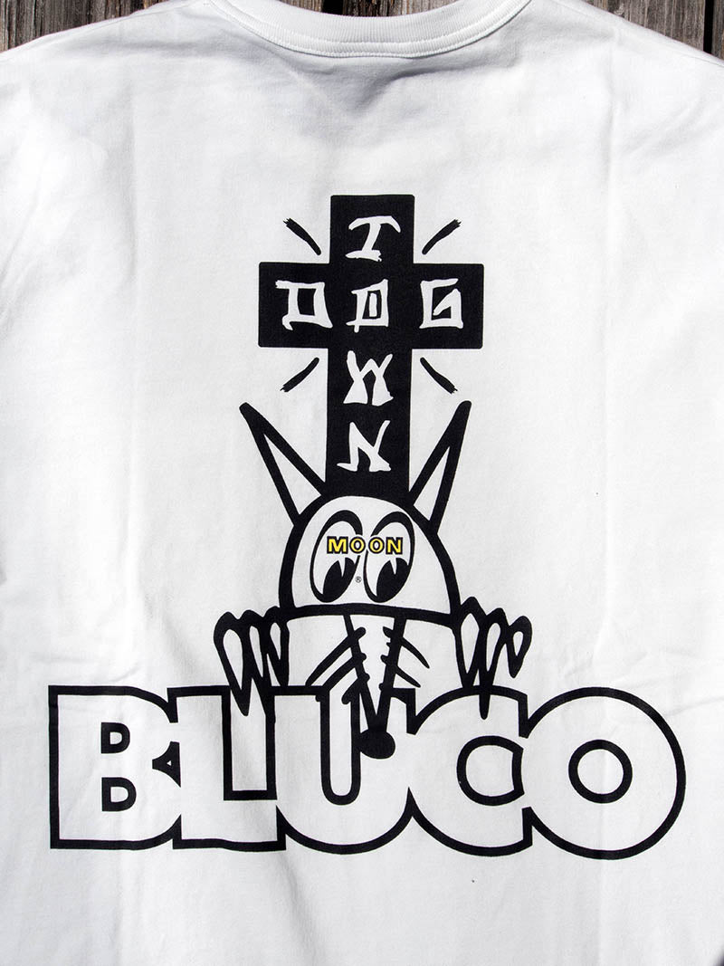 "MOONEYES x DOGTOWN x BLUCO" Pocket Tee -Logo-