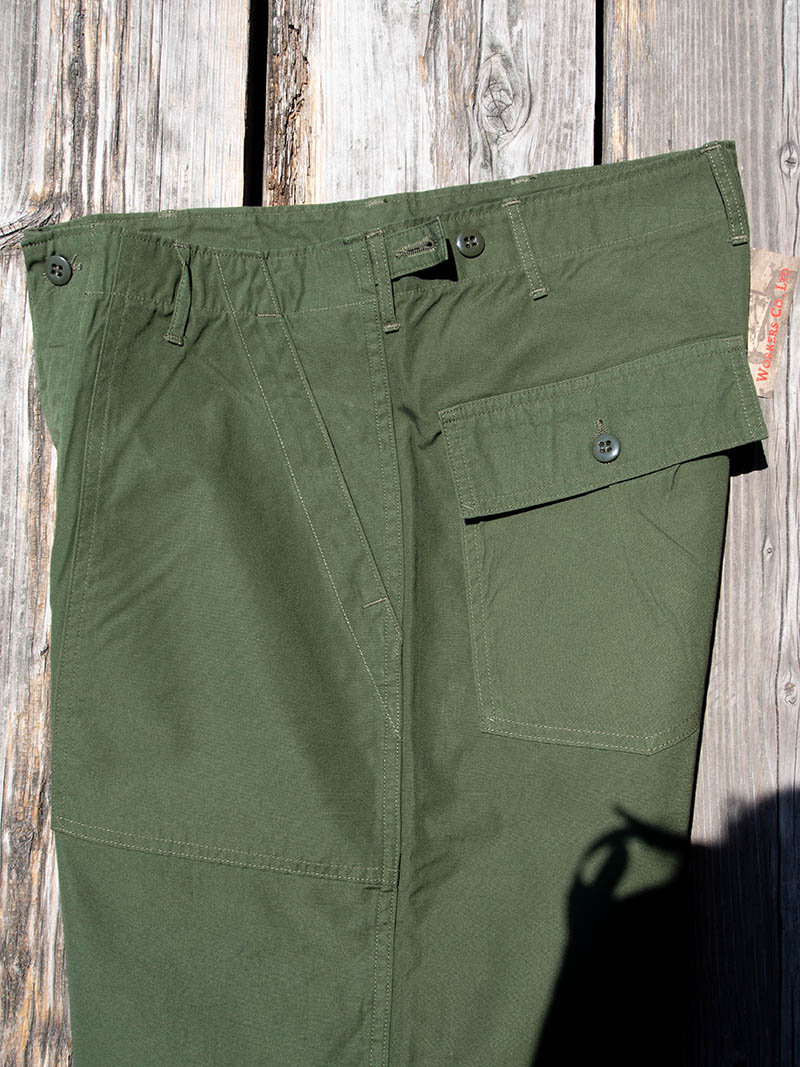 Baker Pants, Trace MIL-838-D, OD Poplin