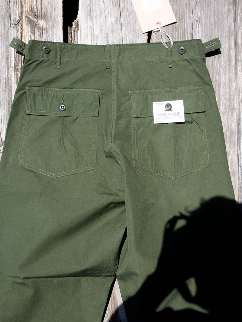 Baker Pants, Trace MIL-838-D, OD Poplin