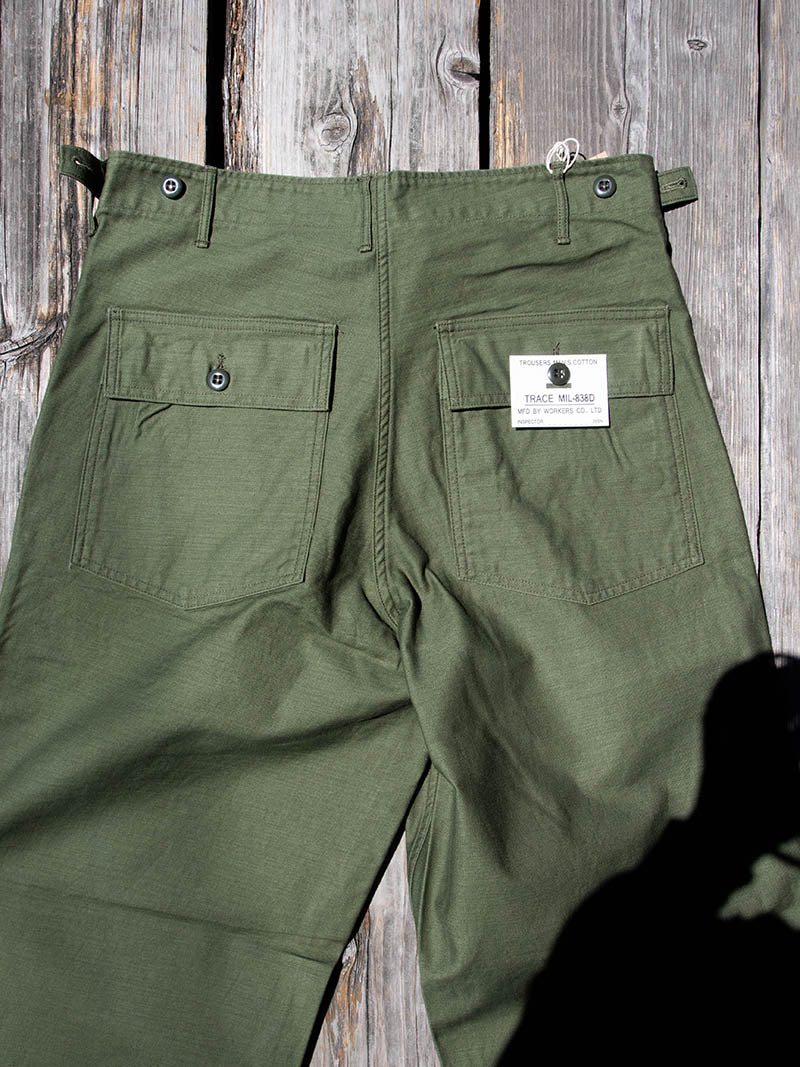 Baker Pants, Trace MIL-838-D, 10296 Reversed Sateen
