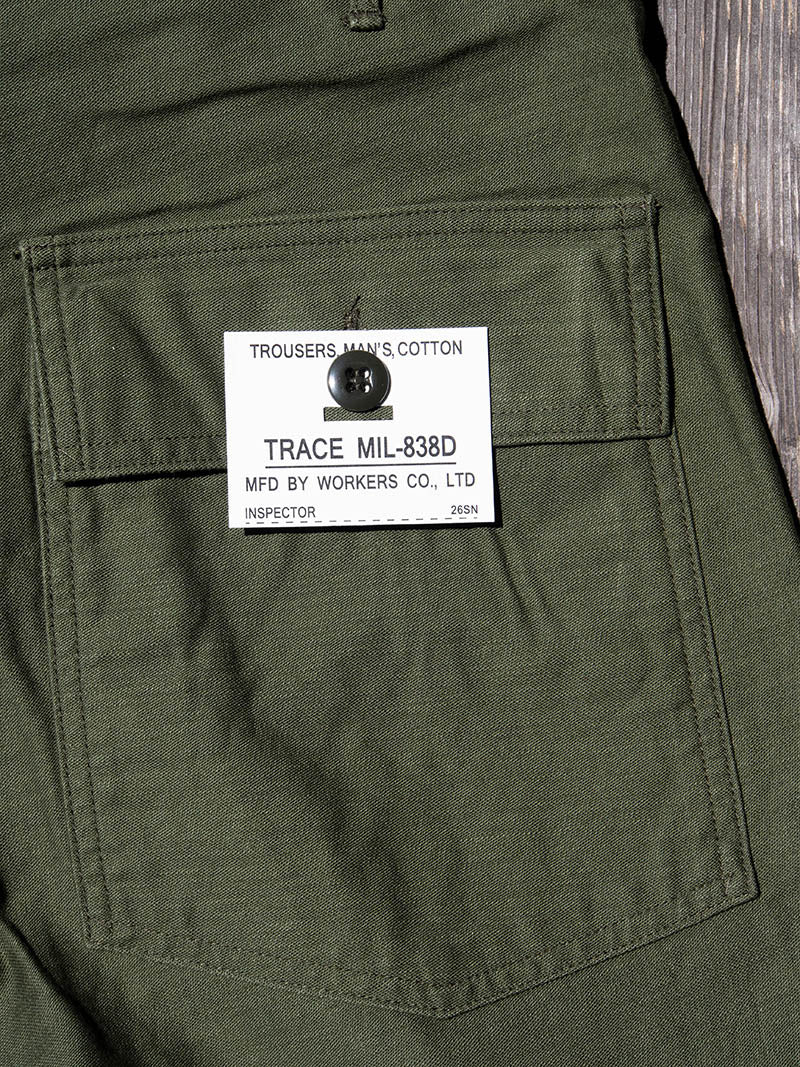 Baker Pants, Trace MIL-838-D, 10296 Reversed Sateen
