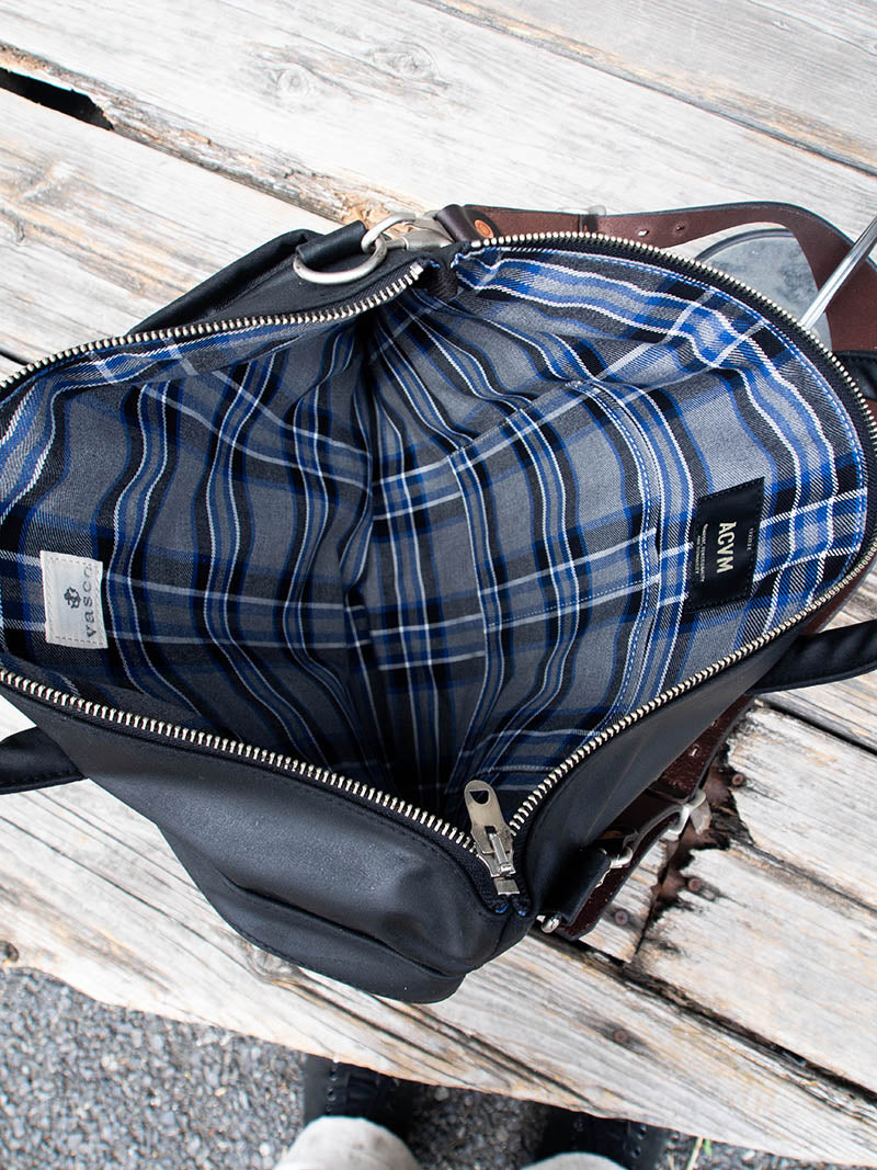 ACV-BG07WX WAXED COTTON HELMET BAG