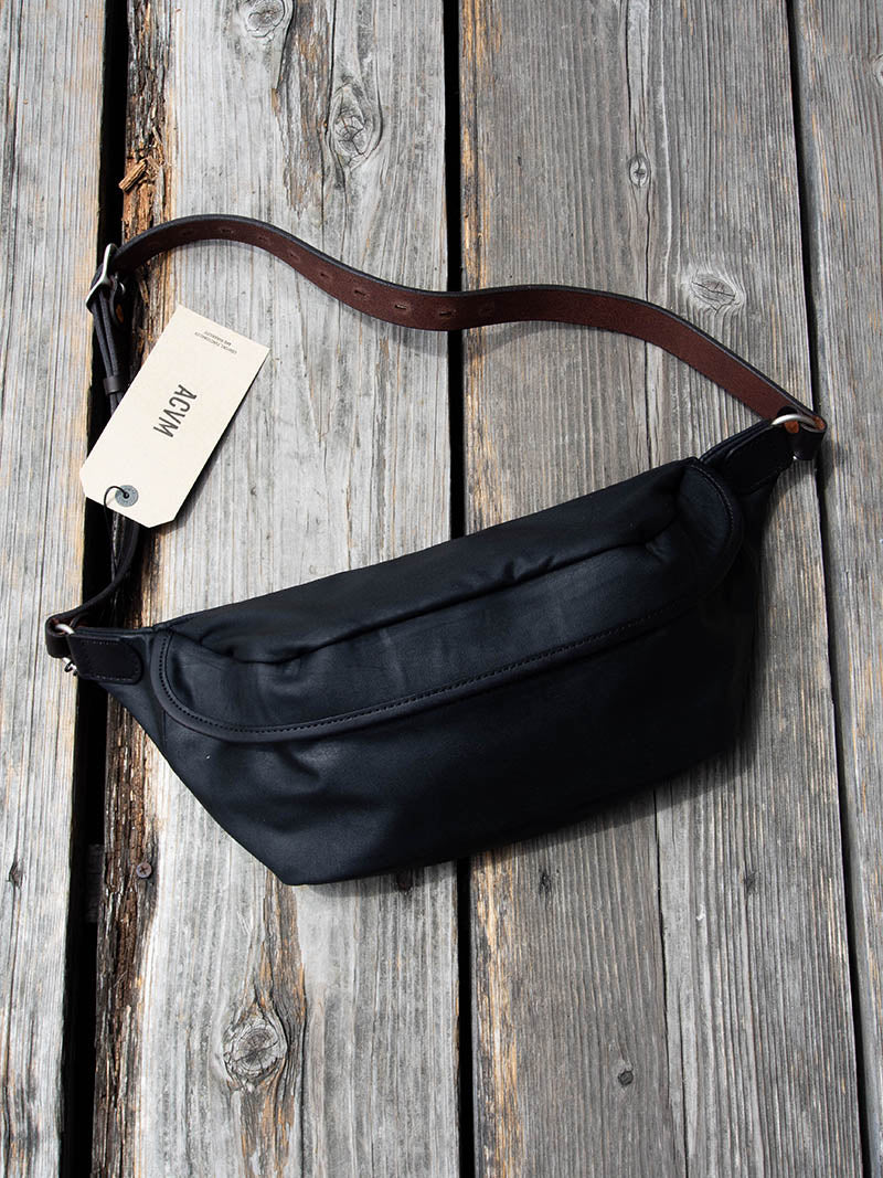 ACV-BG03WX WAXED COTTON WAIST BAG