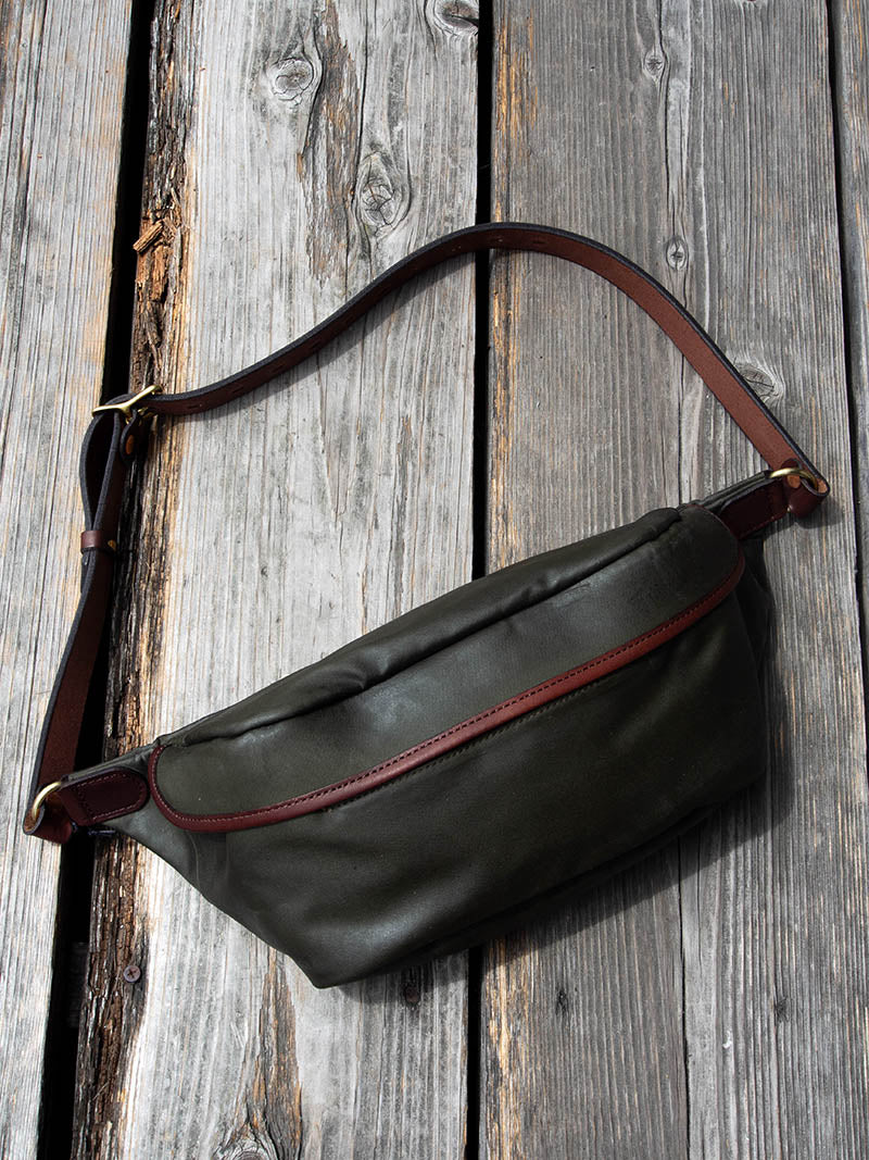 ACV-BG03WX WAXED COTTON WAIST BAG