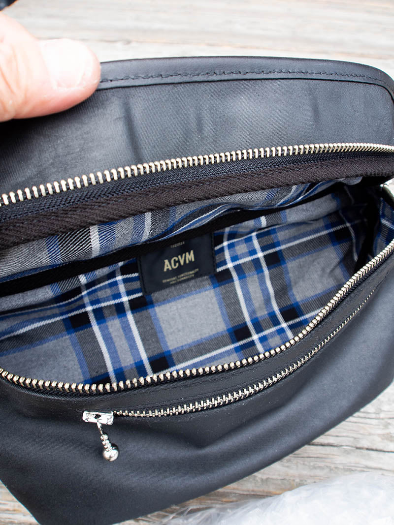 ACV-BG03WX WAXED COTTON WAIST BAG