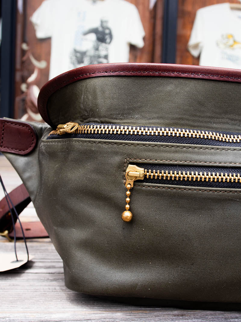 ACV-BG03WX WAXED COTTON WAIST BAG