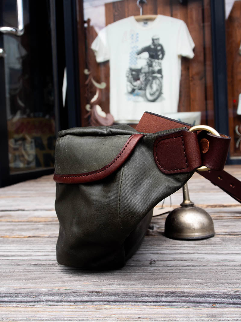 ACV-BG03WX WAXED COTTON WAIST BAG