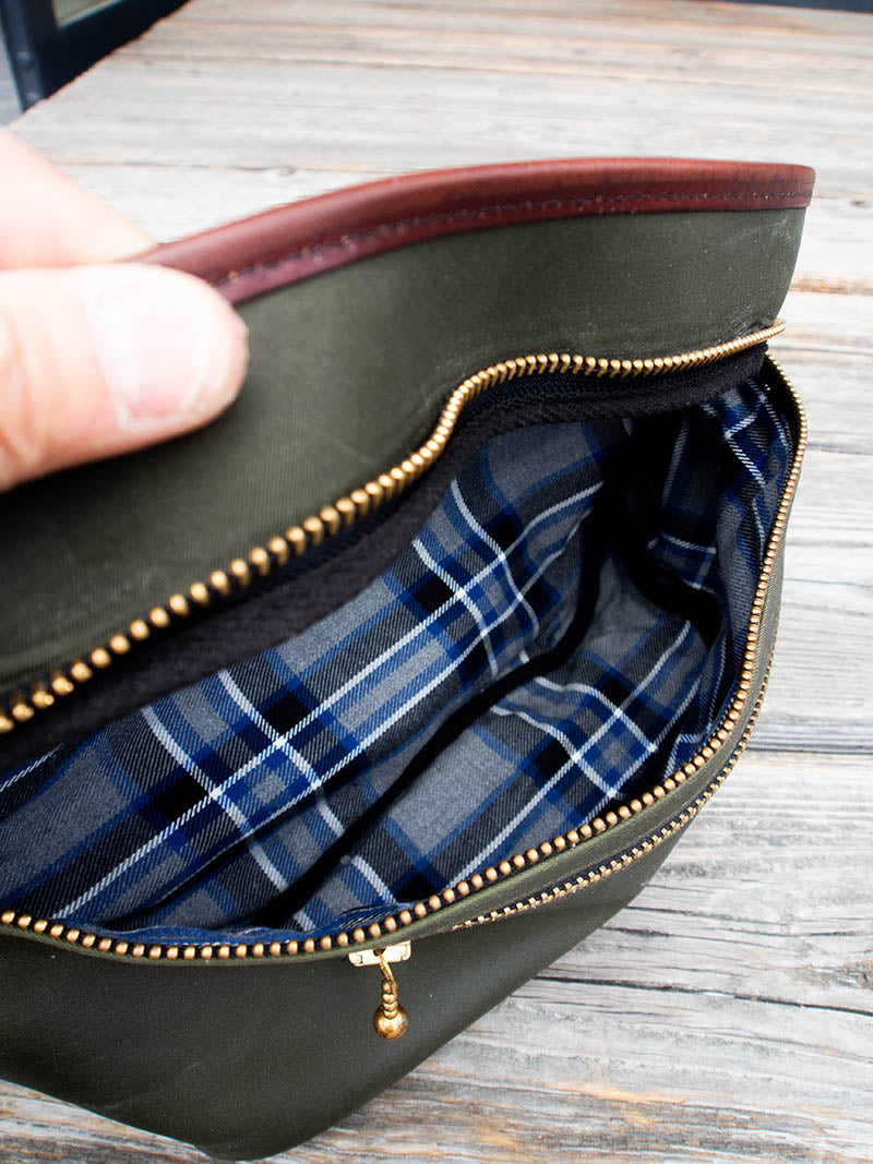 ACV-BG03WX WAXED COTTON WAIST BAG