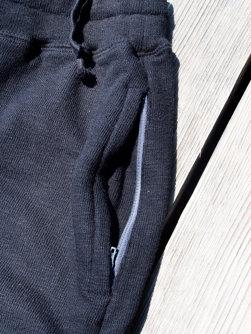 COTTON SWEAT PANTS -Zipper Pocket-
