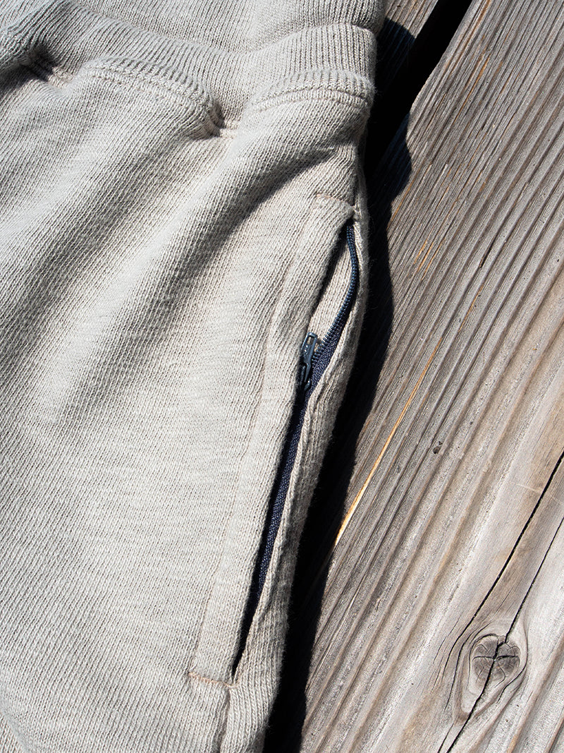 COTTON SWEAT PANTS -Zipper Pocket-