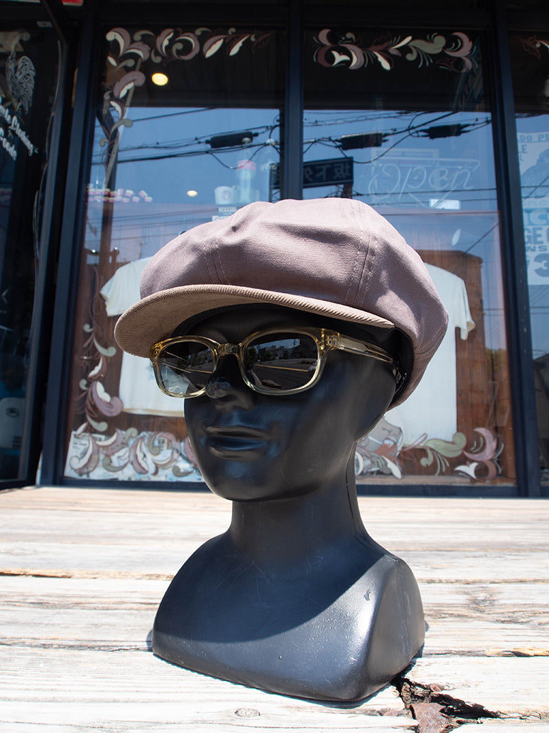 Light Canvas Newsboy Cap