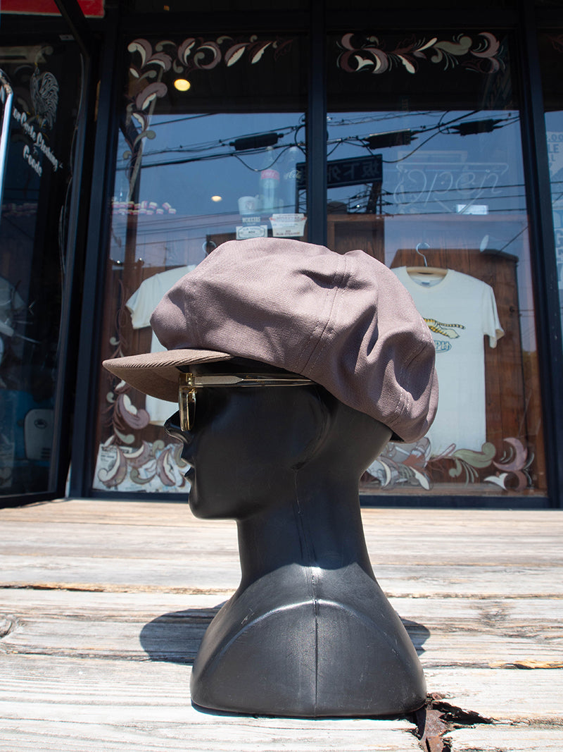 Light Canvas Newsboy Cap