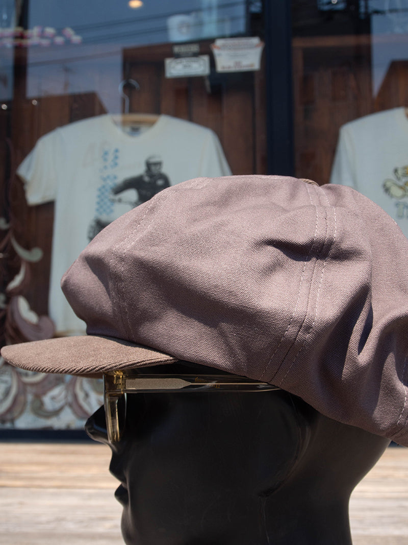 Light Canvas Newsboy Cap