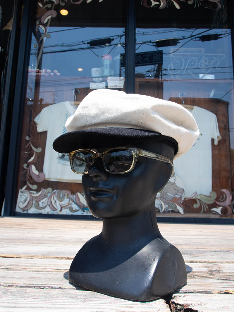 Light Canvas Newsboy Cap