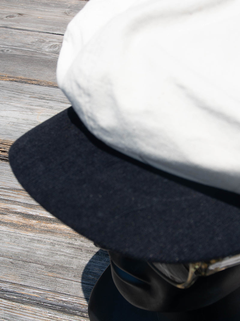 Light Canvas Newsboy Cap