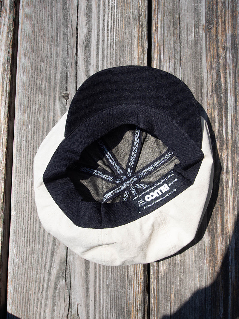 Light Canvas Newsboy Cap