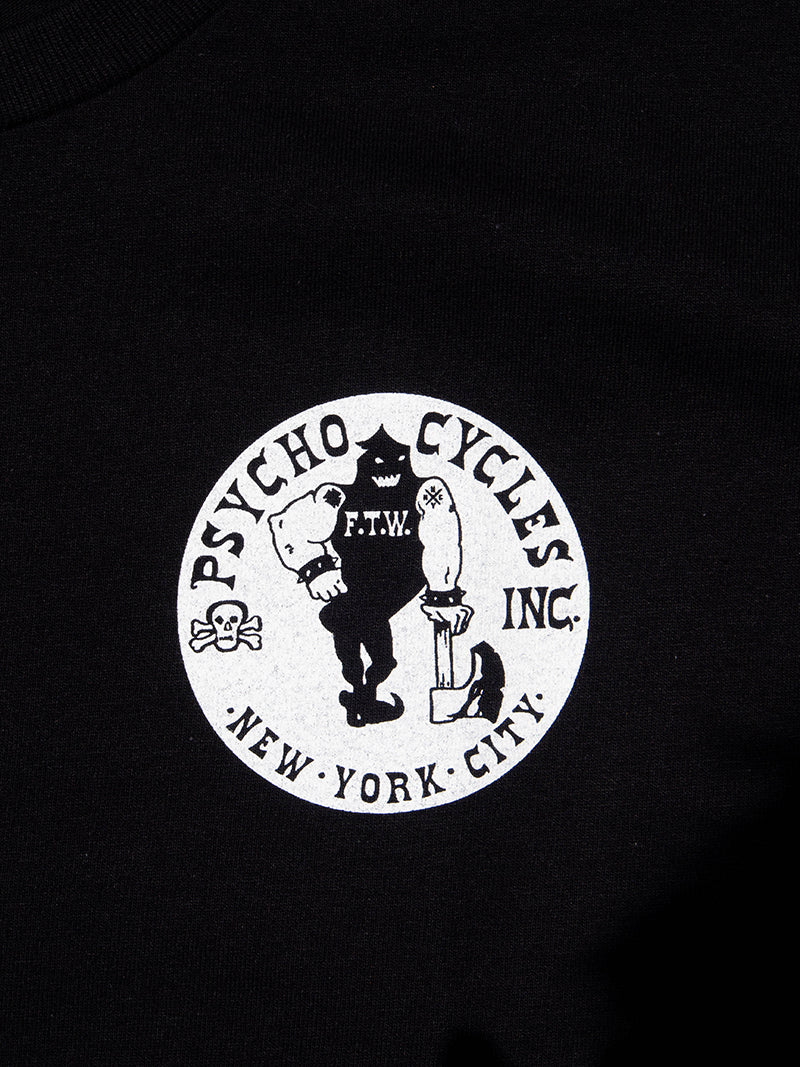 PSYCHO CYCLES NYC AXEMAN LEFT CHEST TEE