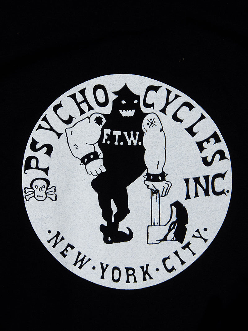 PSYCHO CYCLES NYC AXEMAN LEFT CHEST TEE