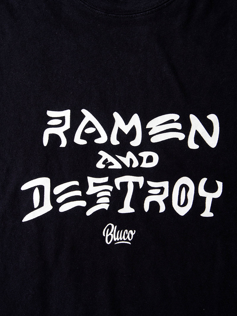 RAMEN&DESTROY×BLUCO Pigment Over Tee
