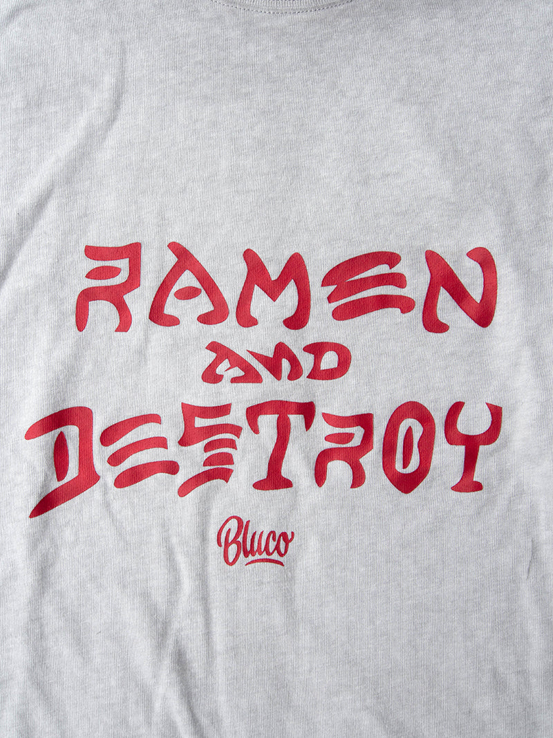 RAMEN&DESTROY×BLUCO Pigment Over Tee