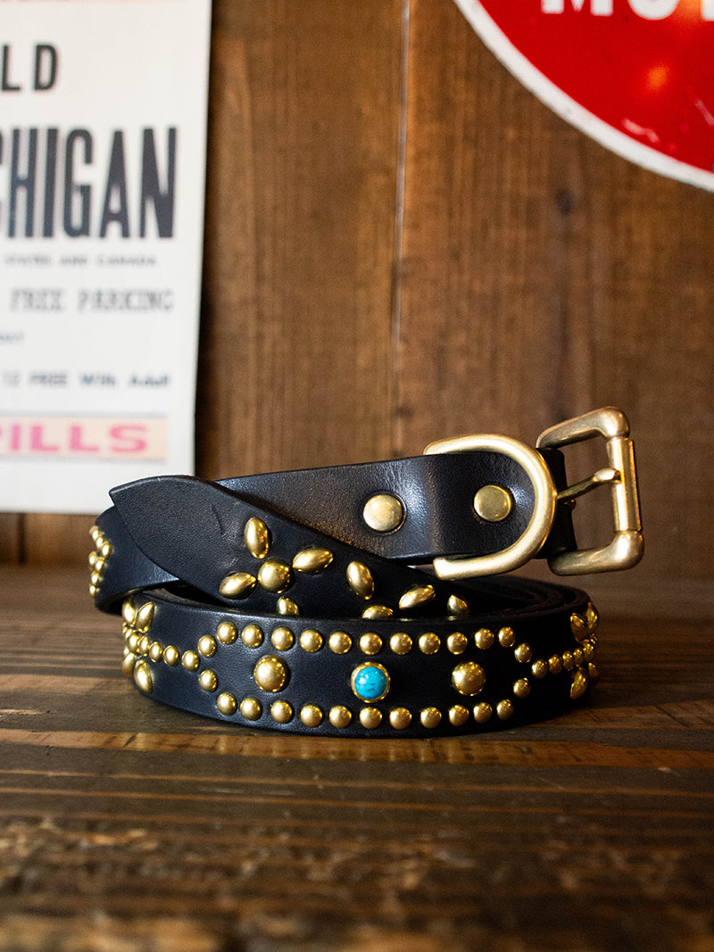 STUDS NARROW BELT