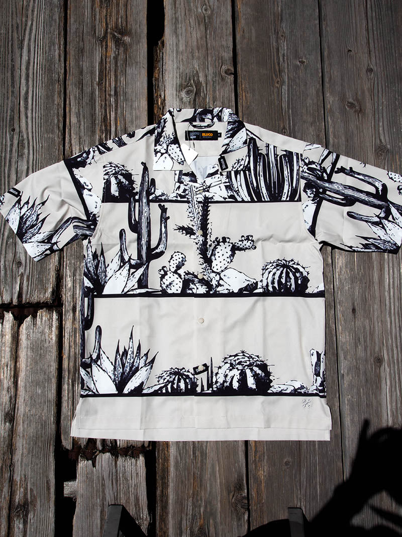 OPEN COLLAR SHIRTS / EASY SHORTS SET UP -Cactus-
