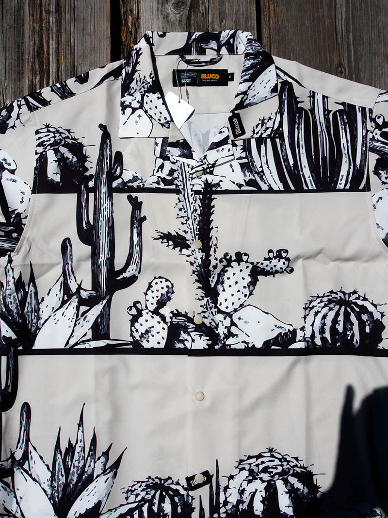 OPEN COLLAR SHIRTS / EASY SHORTS SET UP -Cactus-