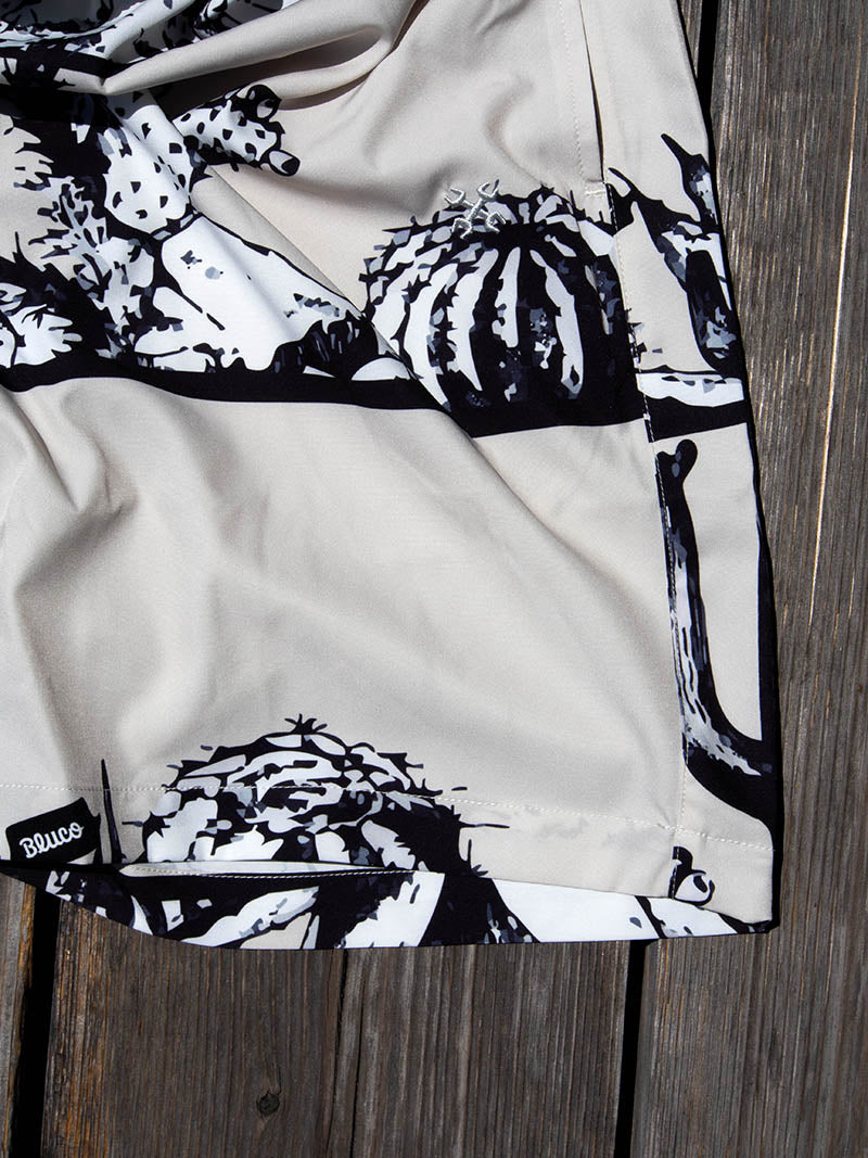 OPEN COLLAR SHIRTS / EASY SHORTS SET UP -Cactus-