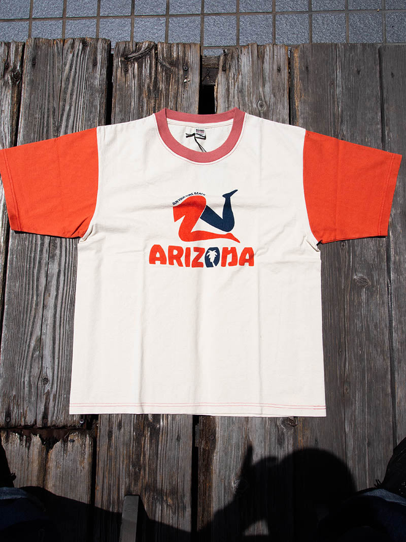 COZUN S/S RINGER Tee -Sun your buns beach-