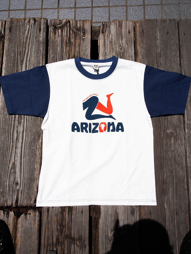 COZUN S/S RINGER Tee -Sun your buns beach-
