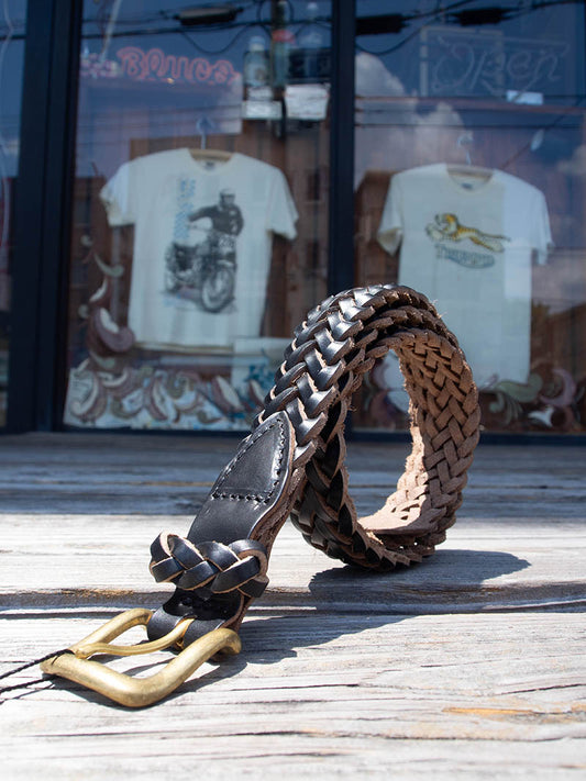 "ART BROWN" 25mm AMIKOMI BELT