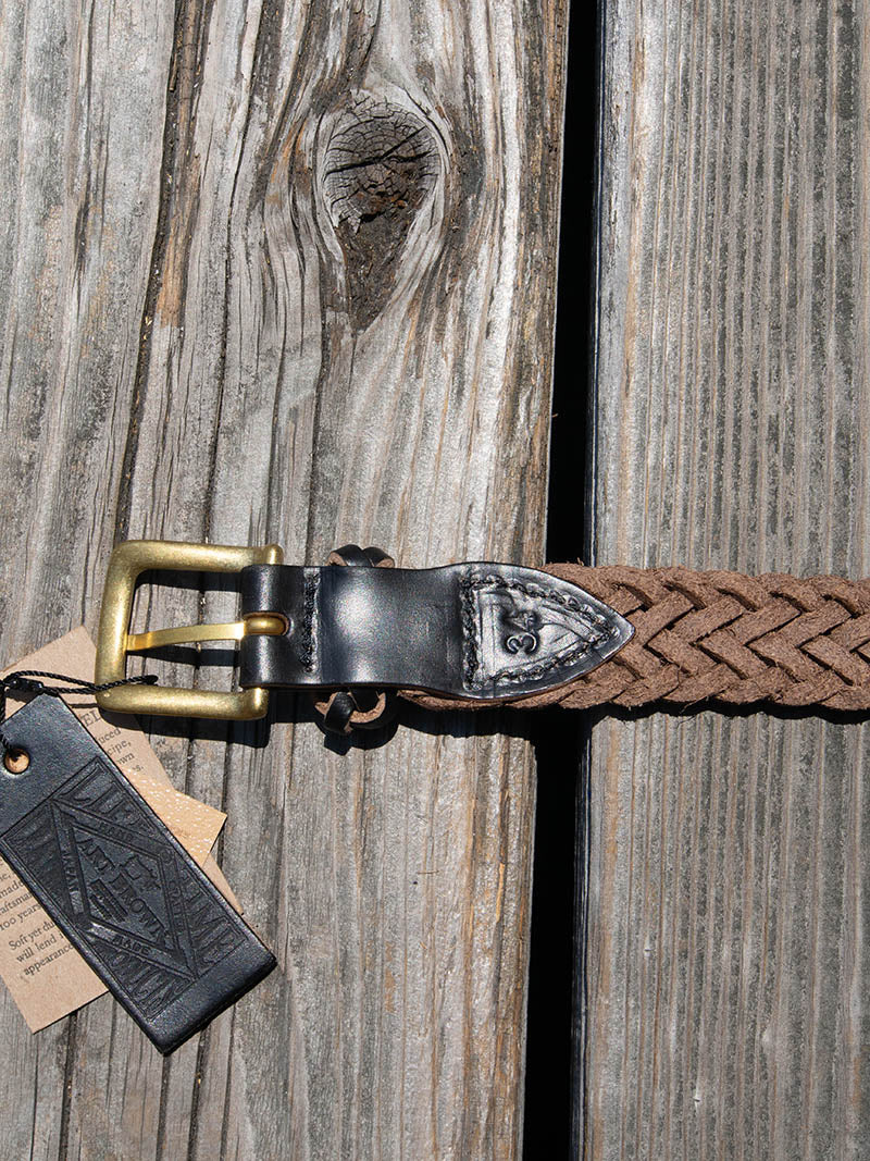 "ART BROWN" 25mm AMIKOMI BELT