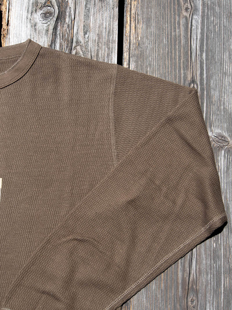 Thermal HENLEY Neck, HONEYCOMB THERMAL