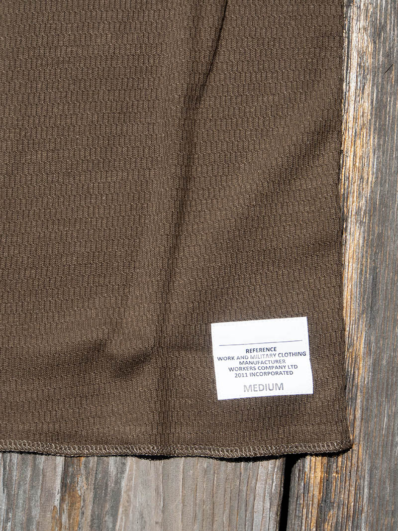 Thermal HENLEY Neck, HONEYCOMB THERMAL