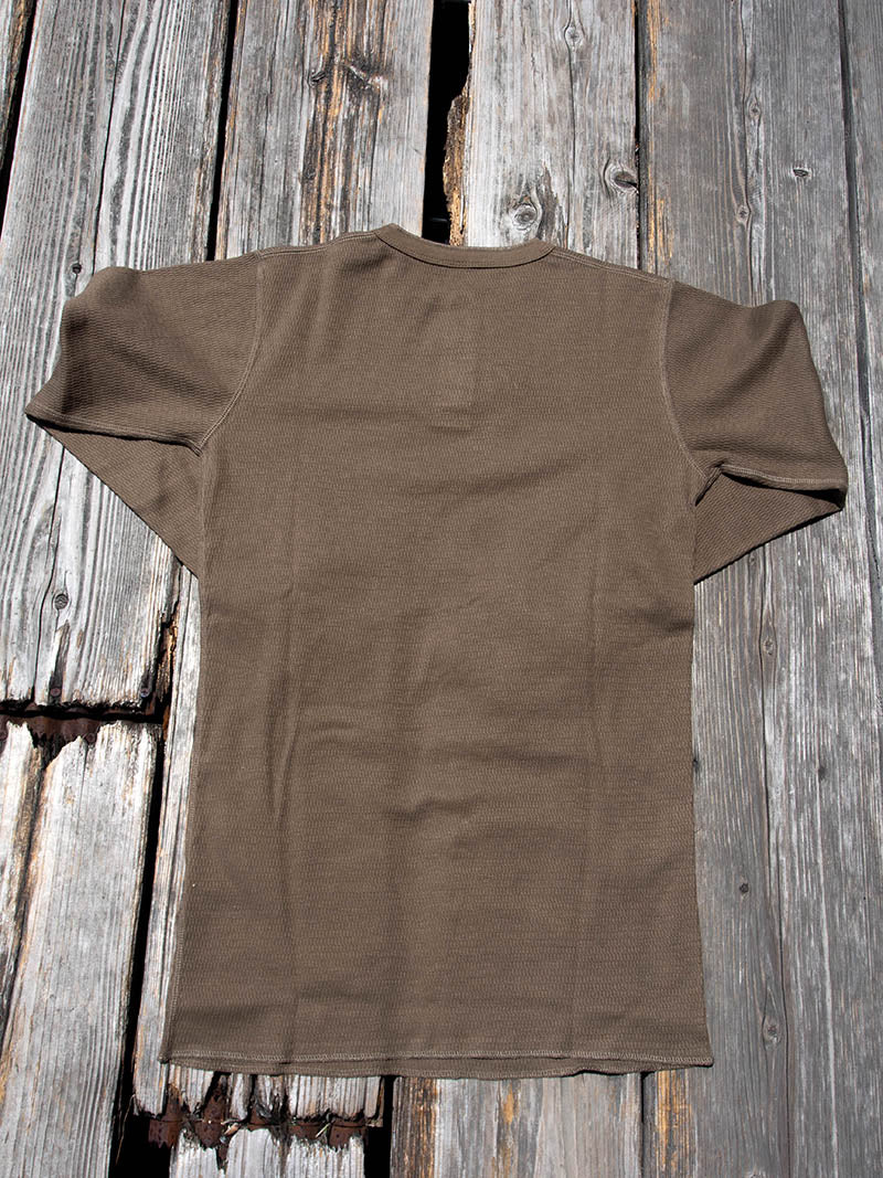 Thermal HENLEY Neck, HONEYCOMB THERMAL