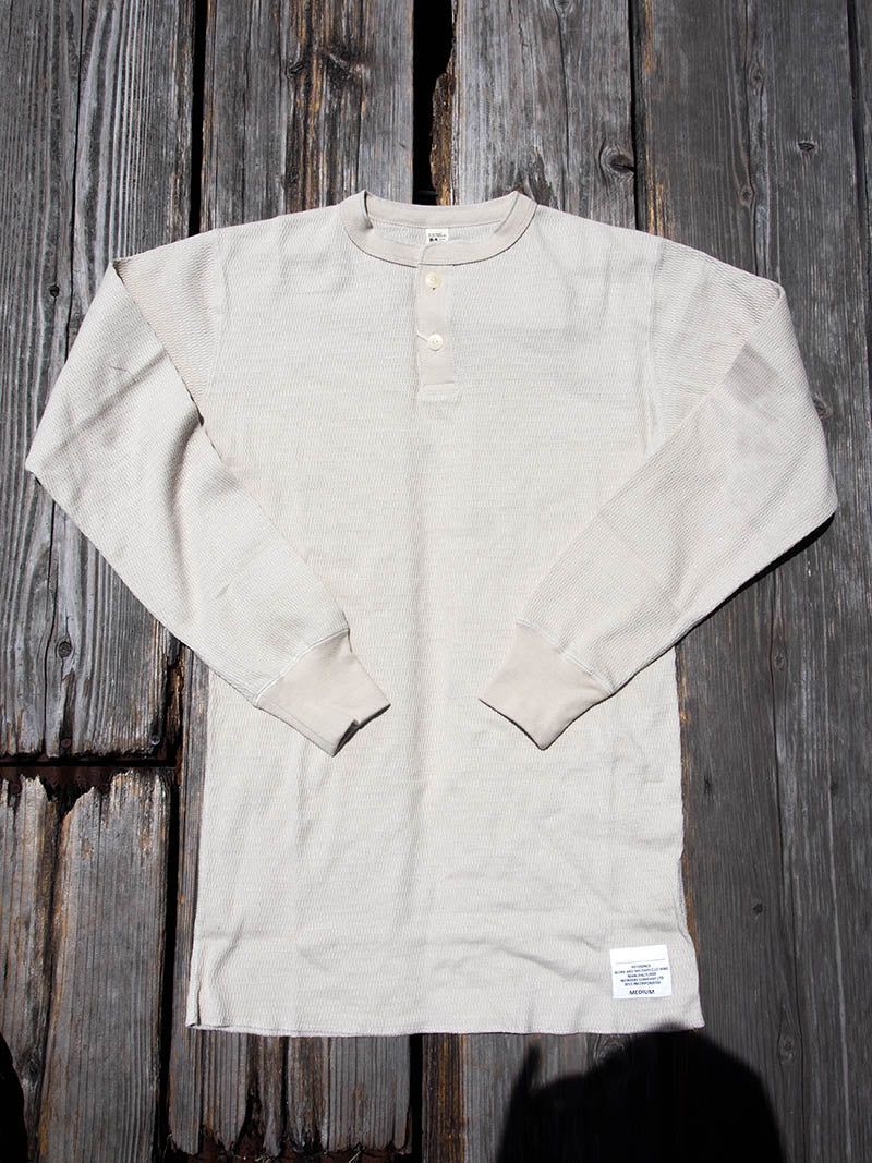 Thermal HENLEY Neck, HONEYCOMB THERMAL