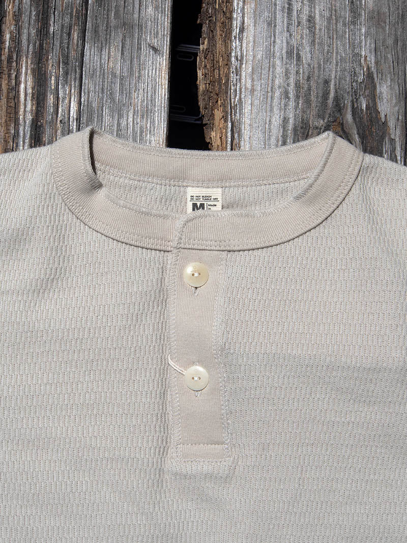 Thermal HENLEY Neck, HONEYCOMB THERMAL