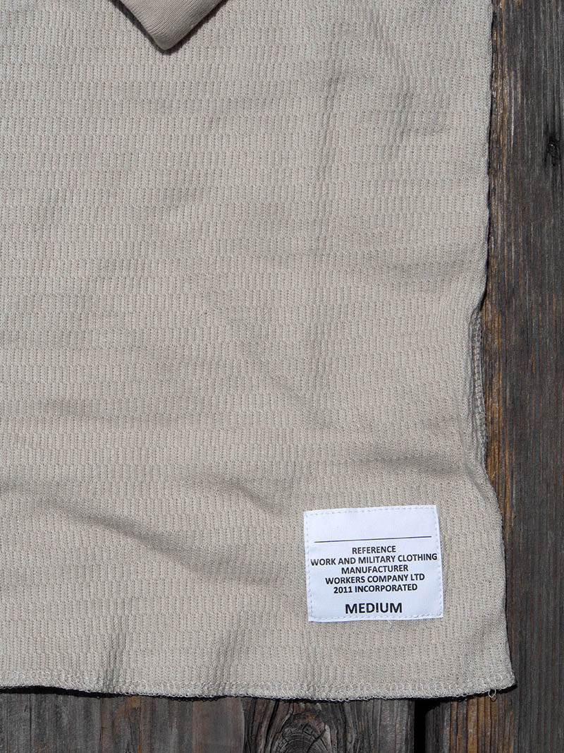 Thermal HENLEY Neck, HONEYCOMB THERMAL