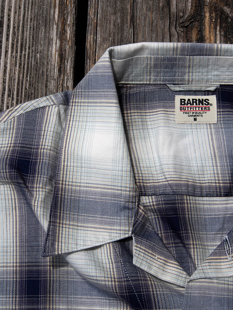 Ombre Check L/S Shirts