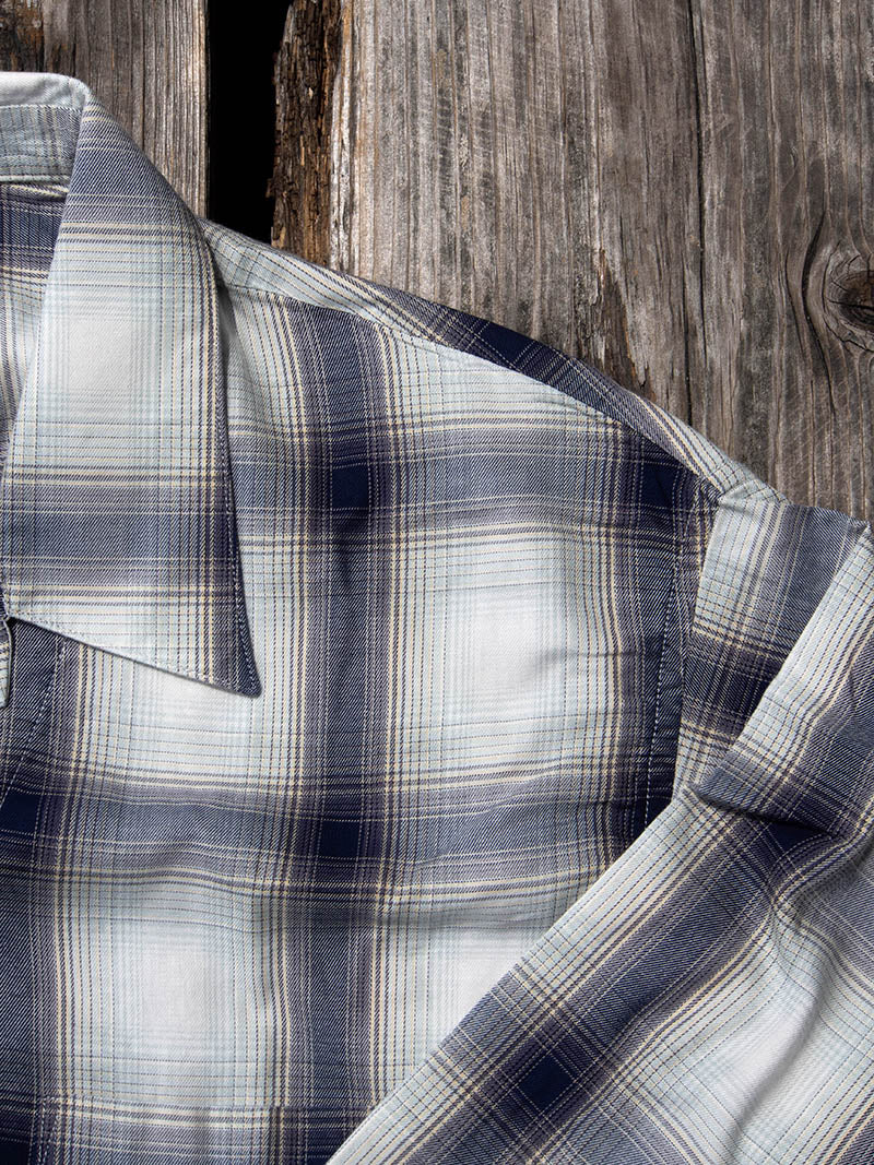 Ombre Check L/S Shirts