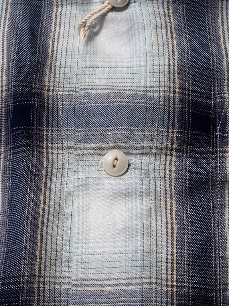 Ombre Check L/S Shirts