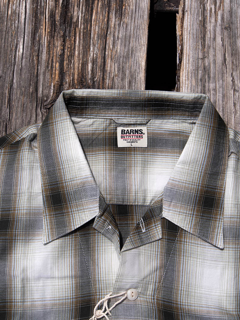 Ombre Check L/S Shirts